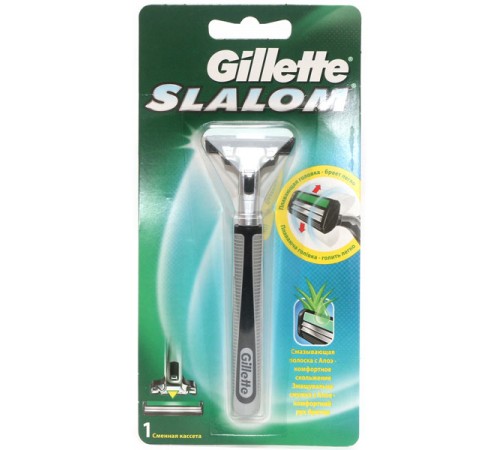 Станок бритвенный Gillette Slalom Алоэ (1 шт)