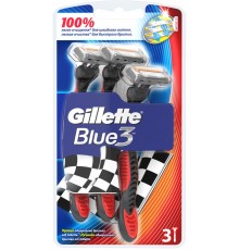 Станок для бритья одноразовый Gillette Blue III Red (3 шт)