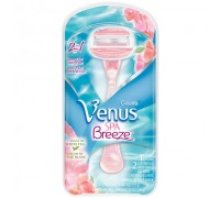 Станок бритвенный женский Gillette Venus Breeze SPA Белый чай (2 кассеты)