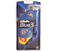 Станок бритвенный Gillette Blue 3 Блистер (6+2 шт)