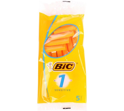 Станок бритвенный одноразовый BiC 1 Sensitive (5 шт)