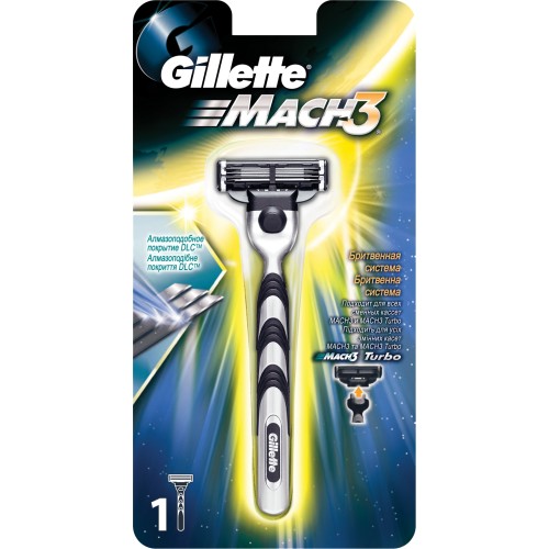 Станок бритвенный Gillette Mach3 (1 шт)
