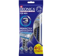 Станок одноразовый Deonica For men 3 лезвия (4+1 шт)
