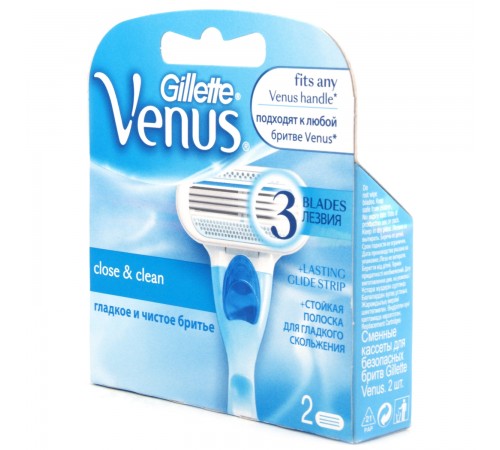 Кассеты для станка Gillette Venus (2 шт)