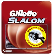 Кассеты для станка Gillette Slalom Алоэ (5 шт)
