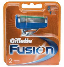 Кассеты для станка Gillette Fusion (2 шт)