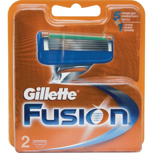 Кассеты для станка Gillette Fusion (2 шт)