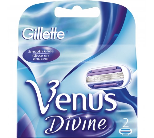 Кассеты для станка Gillette Venus Divine (2 шт)