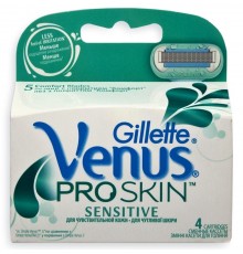 Кассеты для станка Gillette Venus ProSkin Sensitive (4 шт)