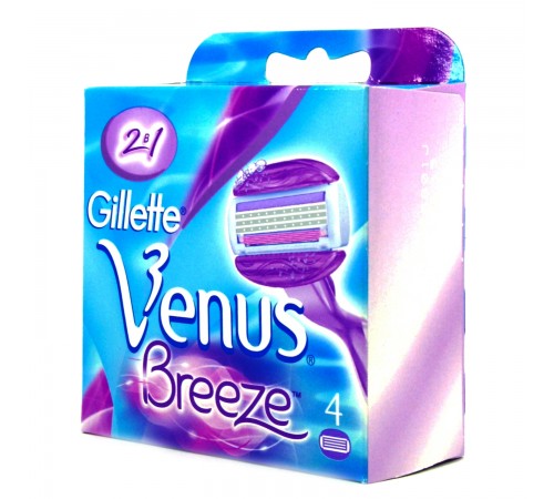 Кассеты для станка Gillette Venus Breeze (4 шт)