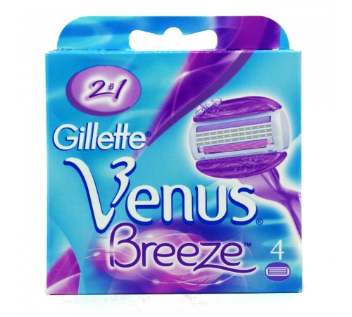 Кассеты для станка Gillette Venus Breeze (4 шт)