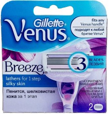 Кассеты для станка Gillette Venus Breeze (2 шт)