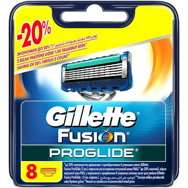 Кассеты для станка Gillette Fusion ProGlide (8 шт)