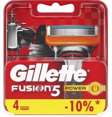 Кассеты для станка Gillette Fusion Power (4 шт)