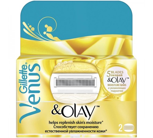 Кассеты для станка Gillette Venus Olay (2 шт)