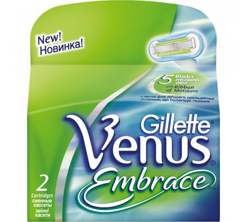 Кассеты для станка Gillette Venus Embrace (2 шт)