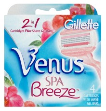 Сменные кассеты для бритья Gillette Venus SPA Breeze (4 шт)