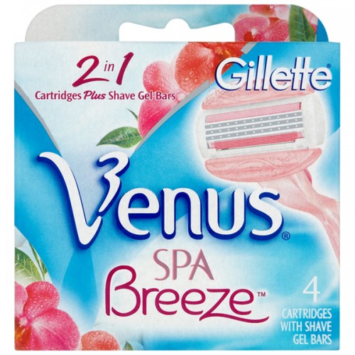 Сменные кассеты для бритья Gillette Venus SPA Breeze (4 шт)