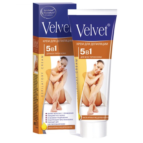 Крем для депиляции Velvet 5в1 для всех типов кожи (100 мл)