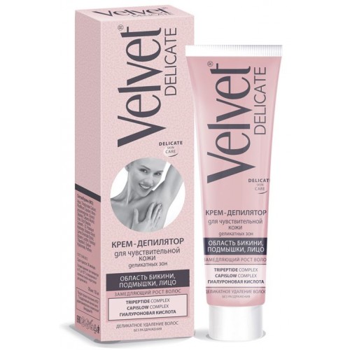 Крем для депиляции Velvet Delicate для чувствительной кожи деликатных зон (100 мл)