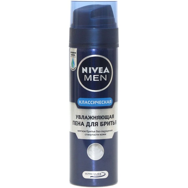 Пена для бритья Nivea Men Классическая Увлажняющая (200 мл) Пена для бритья Nivea Men Классическая Увлажняющая (200 мл)
