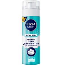 Пена для бритья Nivea Men Чистая кожа (200 мл)