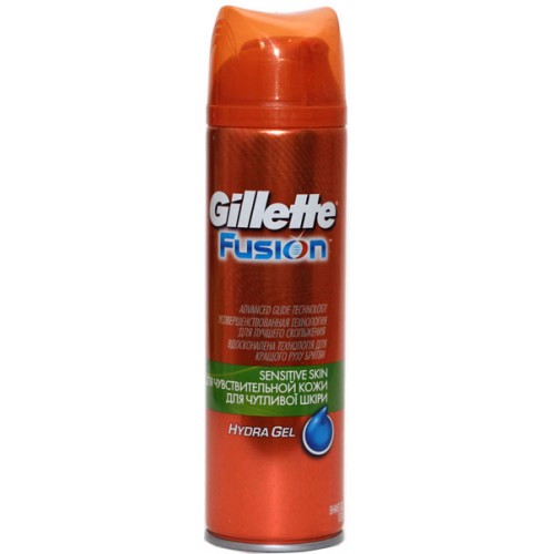 Гель для бритья Gillette Fusion Hydra Gel Sensitive Skin Для чувствительной кожи (200 мл)