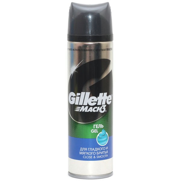 Гель для бритья Gillette Mach-3 Гладкость и мягкость (200 мл) Гель для бритья Gillette Mach-3 Гладкость и мягкость (200 мл)