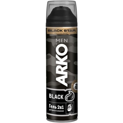 Гель для бритья и умывания ARKO Men Black (200 мл)