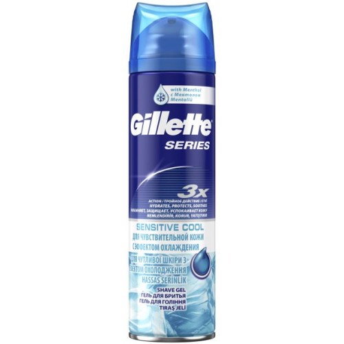 Гель для бритья Gillette Sensitive для чувствительной кожи (200 мл)
