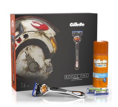 Подарочный набор Станок Gillette Fusion ProGlide Flexball + гель для бритья (75 мл)