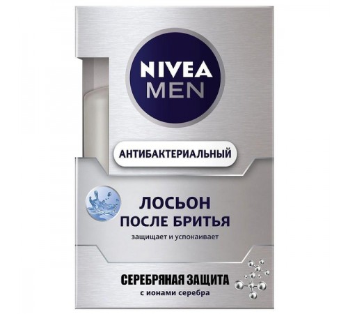 Лосьон после бритья Nivea Men Серебряная защита (100 мл)