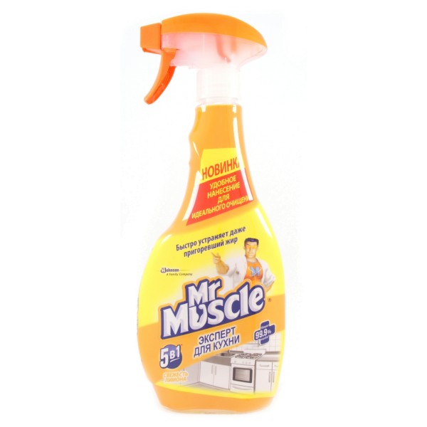 Средство чистящее для кухни Mr. Muscle Эксперт Свежесть лимона (450 мл) Средство чистящее для кухни Mr. Muscle Эксперт Свежесть лимона (450 мл)