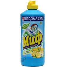 Средство для мытья посуды Миф Лимонная свежесть (500 мл)