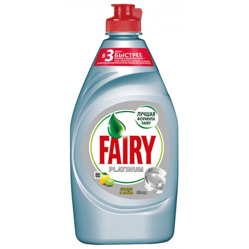 Средство для мытья посуды Fairy Platinum Лимон и лайм (430 мл)