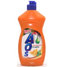 Средство для мытья посуды AOS Апельсин и мята (450 мл)