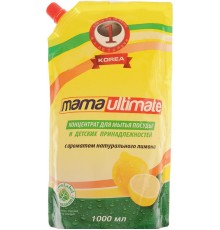 Средство для мытья посуды Mama Ultimate Лимон Запасной блок (1 л)