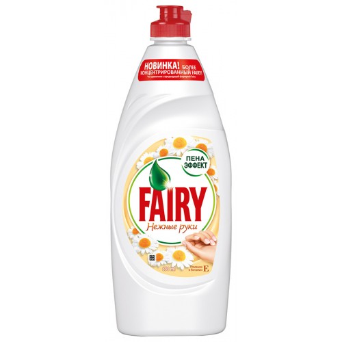 Средство для мытья посуды Fairy Ромашка и витамин Е (650 мл)