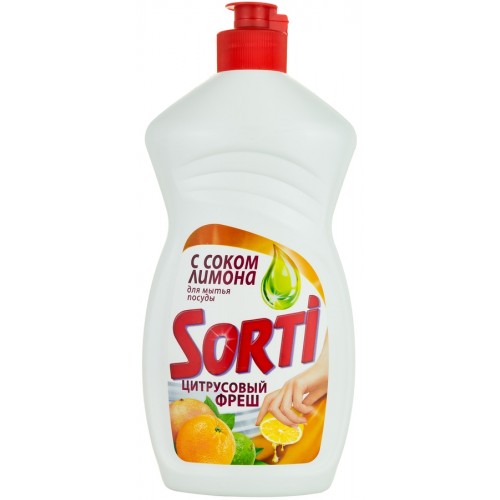 Средство для мытья посуды Sorti Цитрусовый фреш (500 гр)