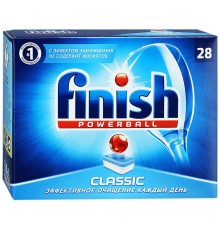 Таблетки для посудомоечных машин Finish Powerball Classic (28 шт)