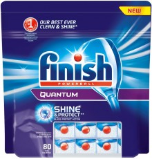 Таблетки для посудомоечных машин Finish Quantum (80 шт)