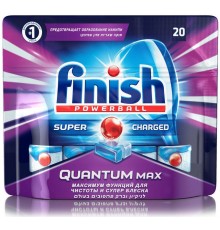 Таблетки для посудомоечных машин Finish Quantum (20 шт)