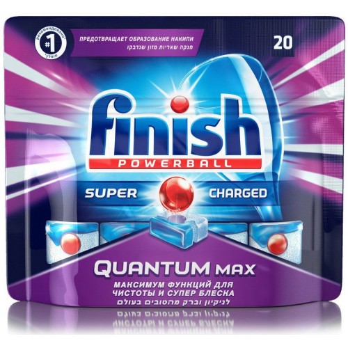 Таблетки для посудомоечных машин Finish Quantum (20 шт)