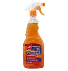 Средство для мытья стекол и пластиковых окон Help Апельсин (750 мл)