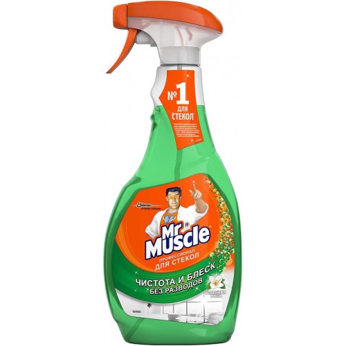 Средство для мытья стекол Mr. Muscle с нашатырным спиртом (500 мл)
