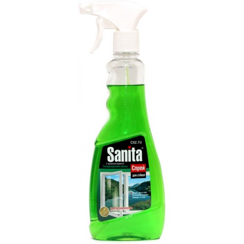 Средство для мытья стекол Sanita С формулой антизапотевание (500 мл)