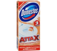 Стикер для очищения унитаза Domestos Attax Тропическая свежесть (30 гр)