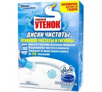 Средство для унитаза Туалетный Утенок Диски чистоты Морская Свежесть (6 шт)