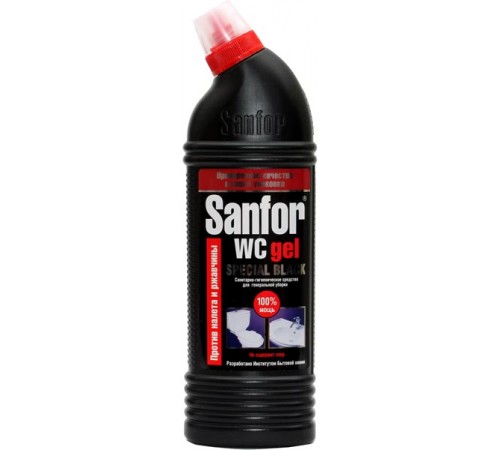 Чистящий гель Sanfor WC Special Black для туалета (750 мл)