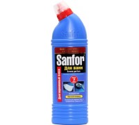 Чистящий гель Sanfor для ванн Лимонная свежесть (750 мл)